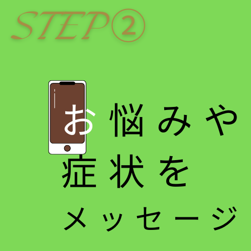 症状やお悩みを送信